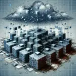 "Dağıtık sistemlerde yapılandırma yönetimi çözümleri ile modern yazılım mimarisini anlatan infografik, bulut bilişim, mikro hizmetler ve otomasyon gibi temel kavramları görsel olarak açıklamaktadır."