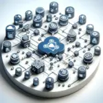 "API ağ geçidi yönetim platformlarının önemi ve avantajları, modern yazılım mimarisi hakkında bilgi veren bir makale için görsel. Büyük ölçekli sistemlerin yönetimi ve entegrasyonu üzerine grafiksel bir sunum."